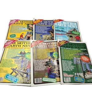 Vintage Lot 6 Issues Mother Earth News May '78 May '80 Sept '84 Jan July Nov '81